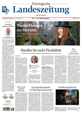 Cover of Thuringische Landeszeitung (Unstrut-Hainich-Kreis)