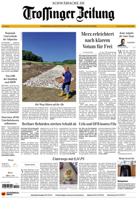Cover of Trossinger Zeitung
