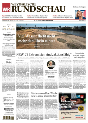 Cover of Westfalische Rundschau (Hagen Hohenlimburg)