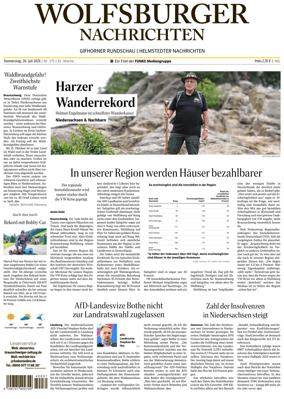 Cover of Wolfsburger Nachrichten (Wolfsburg-Gifhorn)