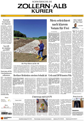 Cover of Zollern-Alb-Kurier (Balingen)