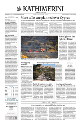 Cover of Kathimerini English