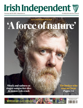 Cover of Irish Independent