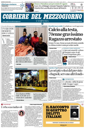 Cover of Corriere del Mezzogiorno (Campania)