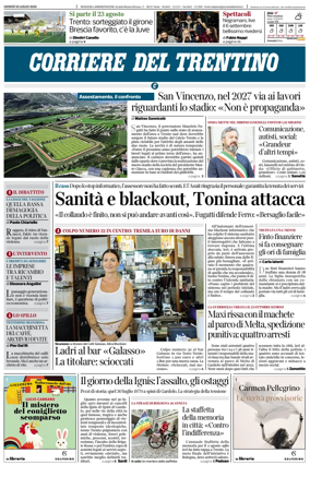 Cover of Corriere del Trentino