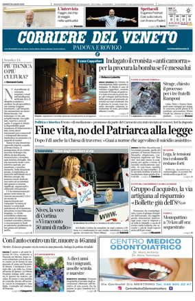 Cover of Corriere del Veneto (Padova e Rovigo)