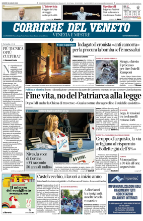 Cover of Corriere del Veneto (Venezia e Mestre)
