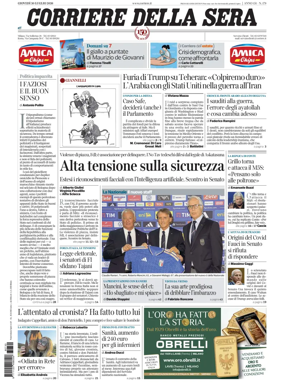 Cover of Corriere della Sera