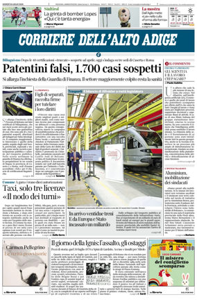 Cover of Corriere dell'Alto Adige