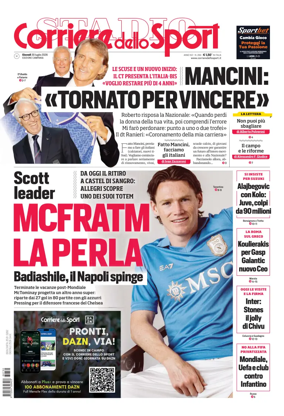 Cover of Corriere dello Sport (Campania)