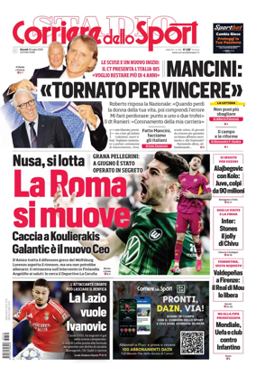 Cover of Corriere dello Sport (Lazio)