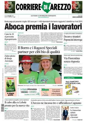 Cover of Corriere di Arezzo