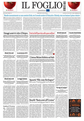 Cover of Il Foglio Quotidiano