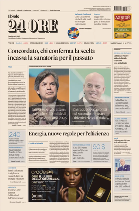 Cover of Il Sole 24 Ore