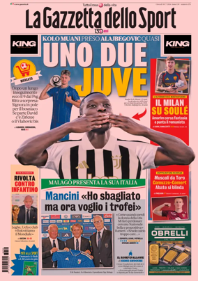 Cover of La Gazzetta dello Sport