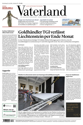 Cover of Liechtensteiner Vaterland