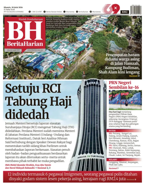 Cover of Berita Harian