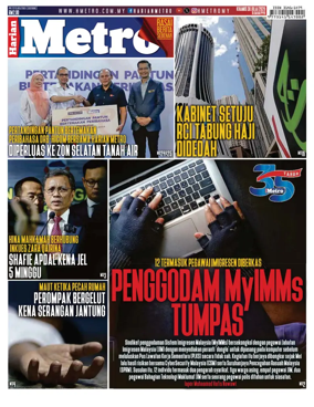 Cover of Harian Metro