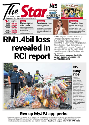 Cover of The Star Malaysia