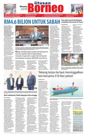 Cover of Utusan Borneo (Sabah)