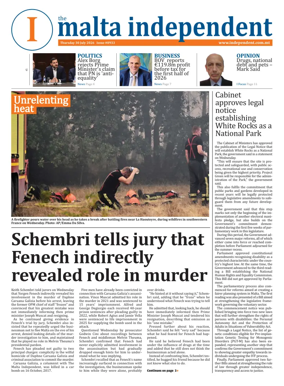 Cover of Malta Independent