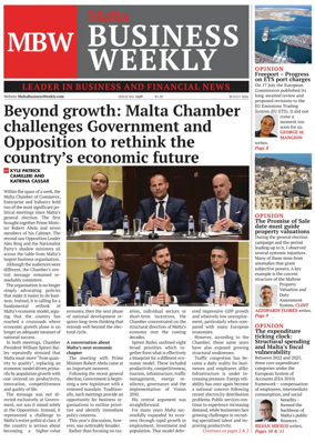 Cover of The Malta Business Weekly