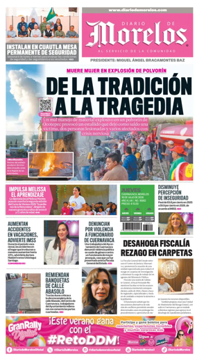 Cover of Diario de Morelos