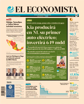 Cover of El Economista (Mexico)