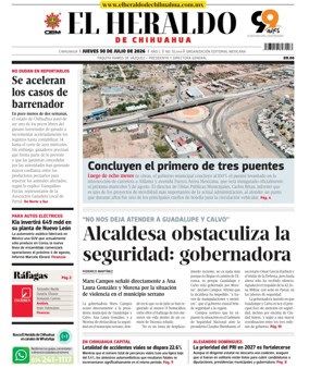 Cover of El Heraldo de Chihuahua