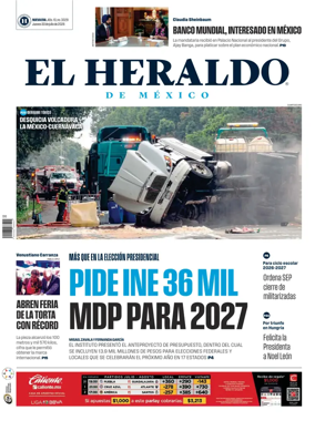 Cover of El Heraldo de Mexico