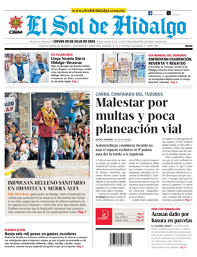 Cover of El Sol de Hidalgo