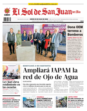 Cover of El Sol de San Juan del Rio