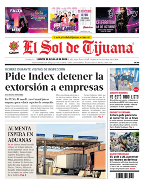 Cover of El Sol de Tijuana