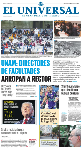 Cover of El Universal