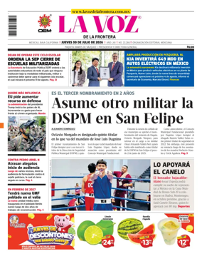 Cover of La Voz de la Frontera
