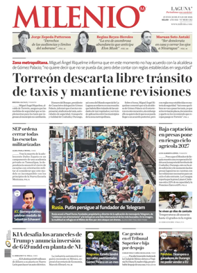 Cover of Milenio Laguna