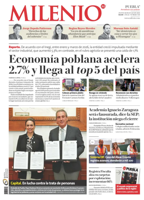 Cover of Milenio Puebla