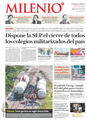Cover of Milenio Tamaulipas