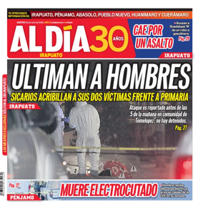 Cover of Periodico Al Dia (Irapuato)