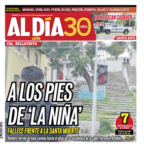 Cover of Periodico Al Dia (Leon)