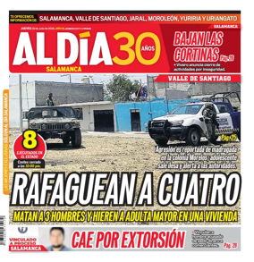 Cover of Periodico Al Dia (Salamanca)