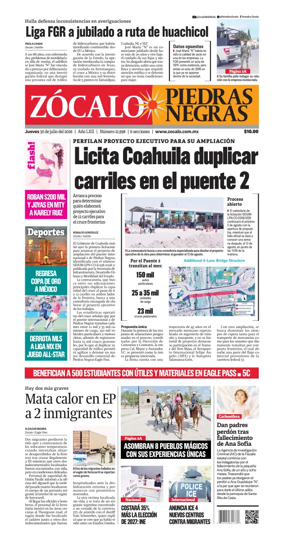 Cover of Zocalo Piedras Negras
