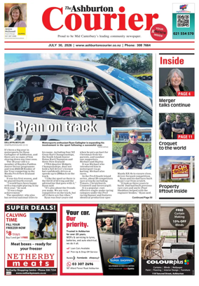 Cover of Ashburton Courier