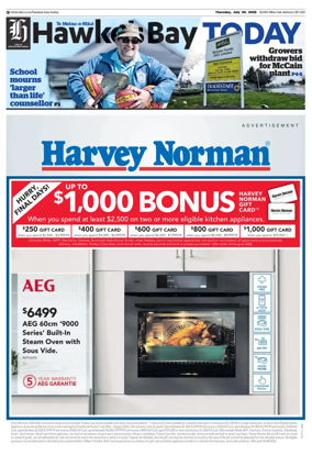 Cover of Hawke's Bay Today