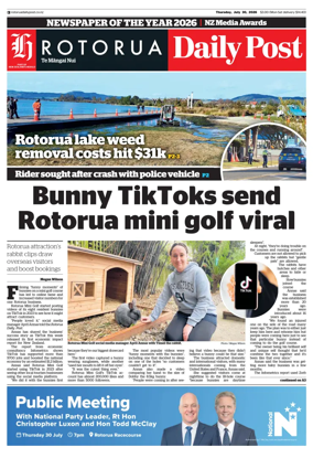 Cover of Rotorua Daily Post
