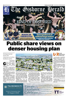 Cover of The Gisborne Herald