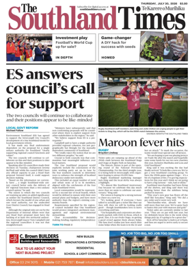 Cover of The Southland Times