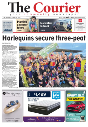 Cover of The Timaru Courier