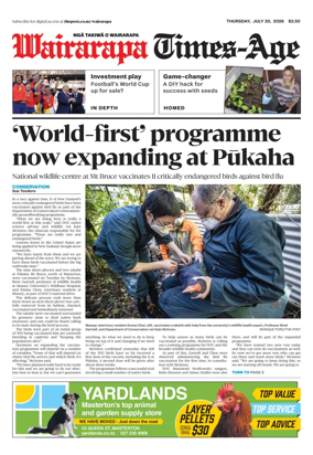 Cover of Wairarapa Times-Age (NZ)