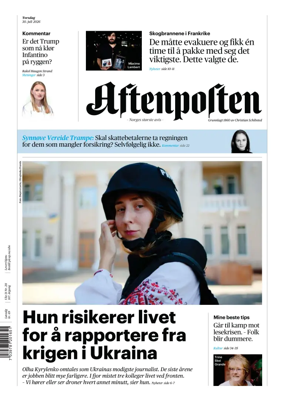 Cover of Aftenposten